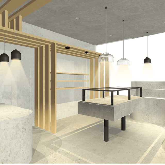 大阪総合デザイン専門学校 自分のアイデアを入れたショップをデザインしてみよう！1