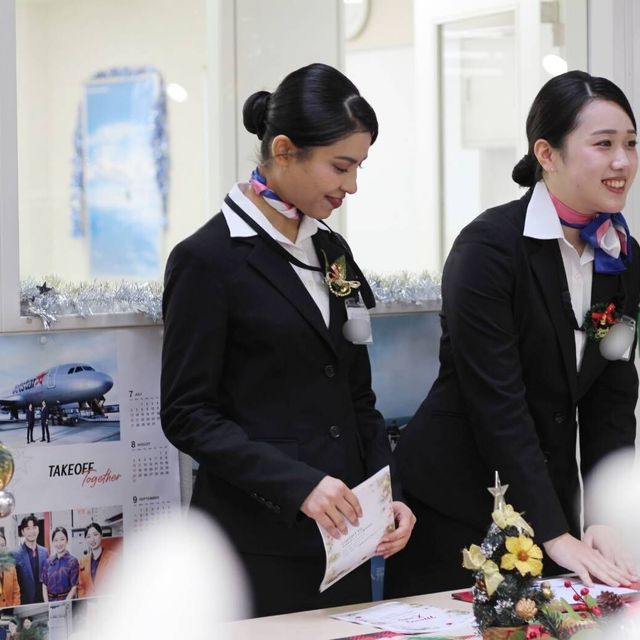 成田航空ビジネス専門学校 ナリビの先生・先輩と一緒に楽しもう！ #ナリビでクリスマス1