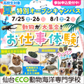 仙台ＥＣＯ動物海洋専門学校 昨年好評につき！【夏休みオープンキャンパス】夏の冒険王！