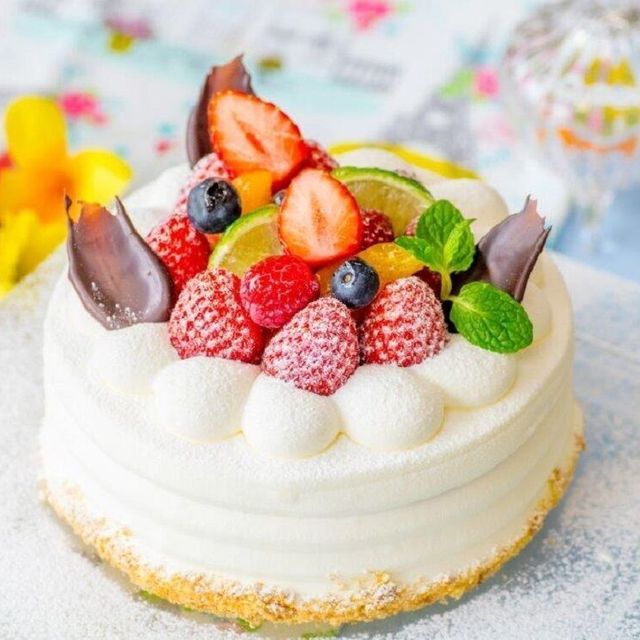 札幌ベルエポック製菓調理専門学校 【スイーツ★じっくり体験DAY】フルーツワンホールケーキ1