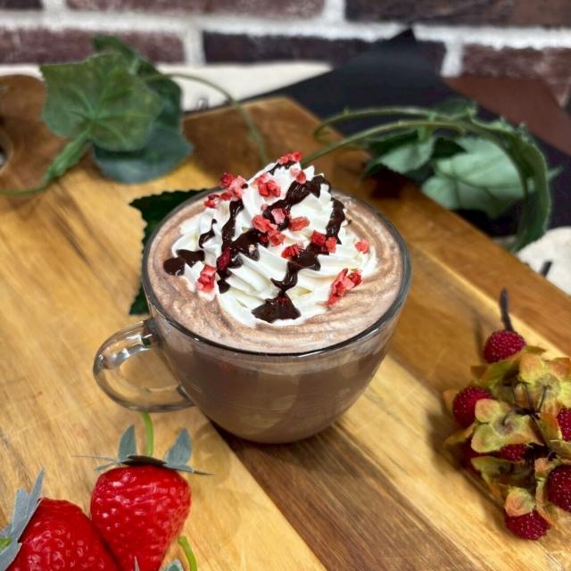 札幌ベルエポック製菓調理専門学校 【X'mas☆彡カフェじっくり体験】ホットチョコレートラテ1