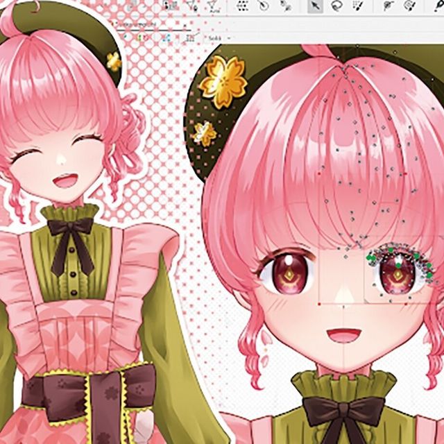 専門学校　札幌ビジュアルアーツ 【ビジュアル・クリエイター学科】Live2D×キャラメイク1