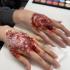 東京ベイカレッジ ハロウィン特別オープンキャンパス♪リアルな傷メイクに挑戦！4