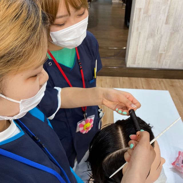 専門学校　富山ビューティーカレッジ 社会人　美容の巻き巻きDAY！1