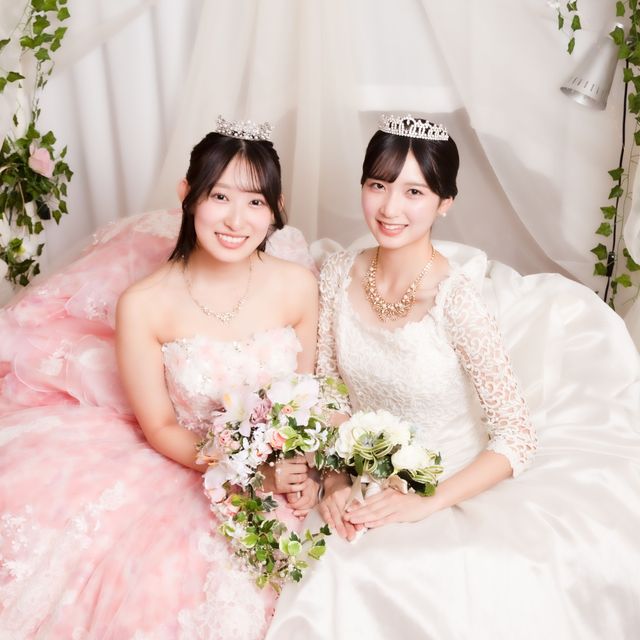 札幌観光ブライダル・製菓専門学校 【ブライダル学科】ドレスを着てブライダルフォト体験1