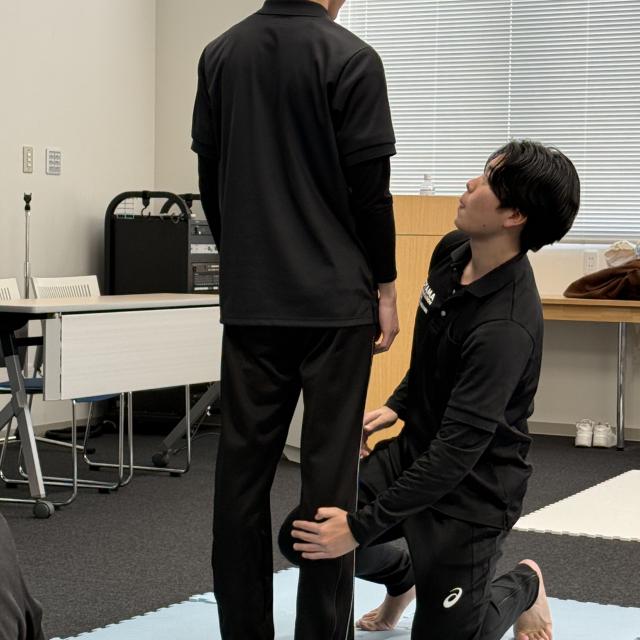 富山リハビリテーション医療福祉大学校 【理学療法科】１１/８（土）スポーツ＆日常生活の身体の動き2