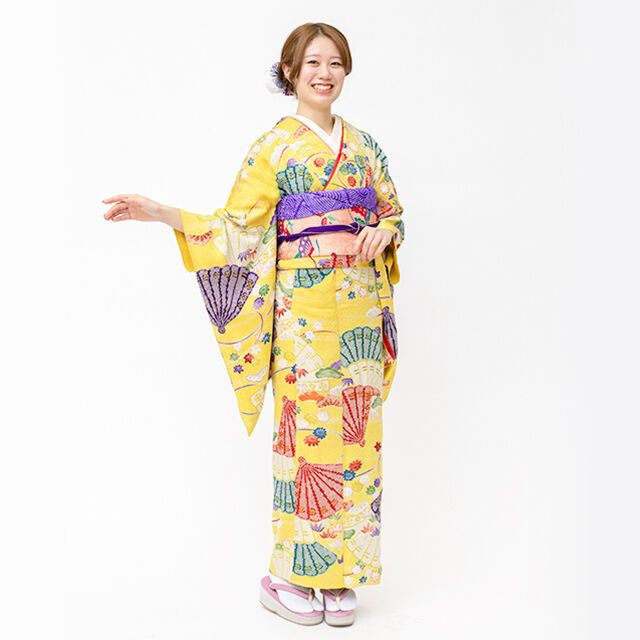 織田きもの専門学校 【体験実習】つまみ細工作り＆アンティークきもの着付け体験1