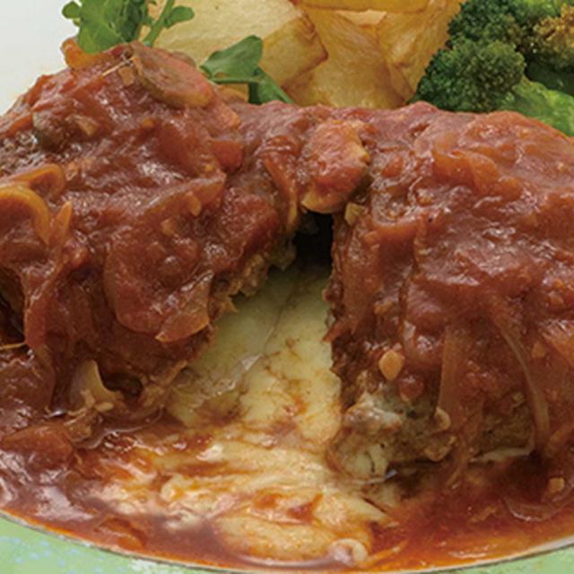 織田調理師専門学校 チーズinハンバーグ&フルーツオープンサンド1