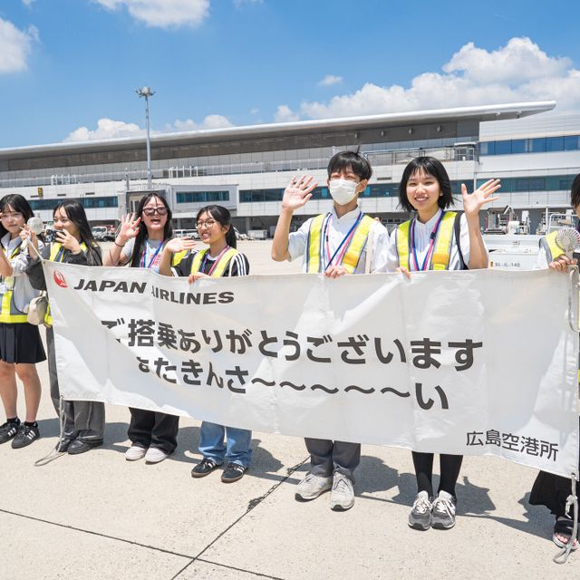 広島外語専門学校 【エアライン特別版】広島空港見学ツアー4
