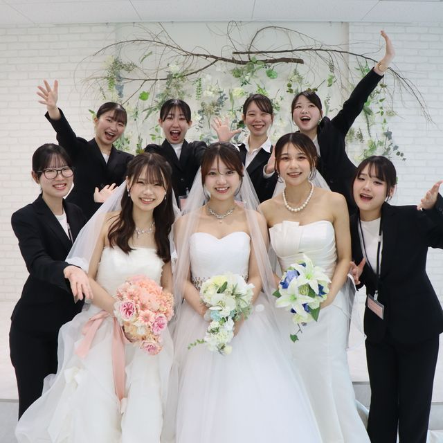 専門学校岡山ビジネスカレッジ ブライダル・コンシェルジュ学科｜ドレスコーディネート体験★1