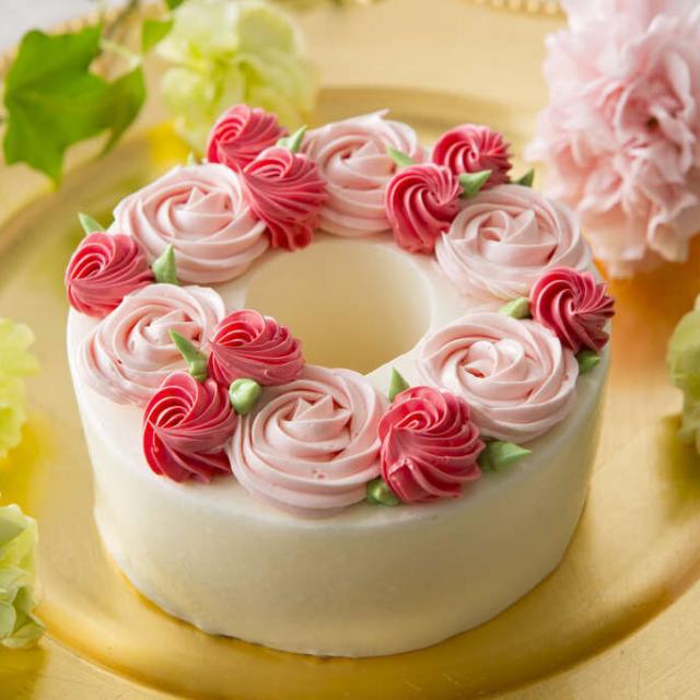 赤堀製菓専門学校 お花のシフォンケーキ1
