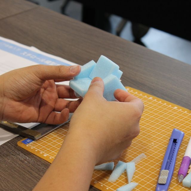 中央工学校 1stSTEP体験入学☆【室内】家具模型を作ろう！2