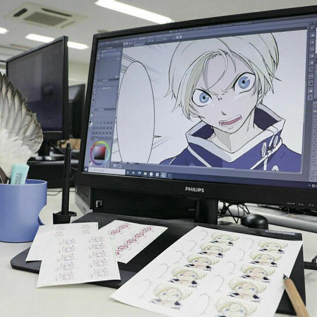 あいち造形デザイン専門学校 オリジナルキャラクターをステッカーにできる!~マンガコース~1