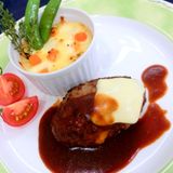 【西洋料理】中からじゅわトロ～！チーズインハンバーグの詳細