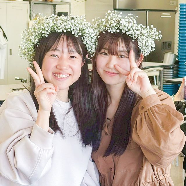 専門学校名古屋ウェディング＆フラワー・ビューティ学院 ビューティDay☆フラワーカチューシャ1