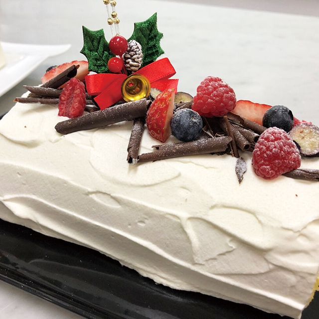 足利製菓専門学校 クリスマス企画！クリスマスケーキ作り1