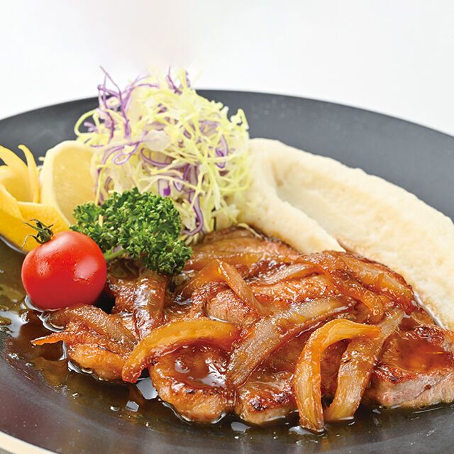 織田調理師専門学校 【西洋料理体験&学校説明】ポークジンジャー1