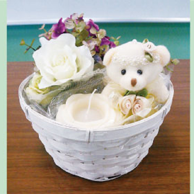 大阪ビジネスカレッジ専門学校 X'masキャンドル作り~花びら入り~1