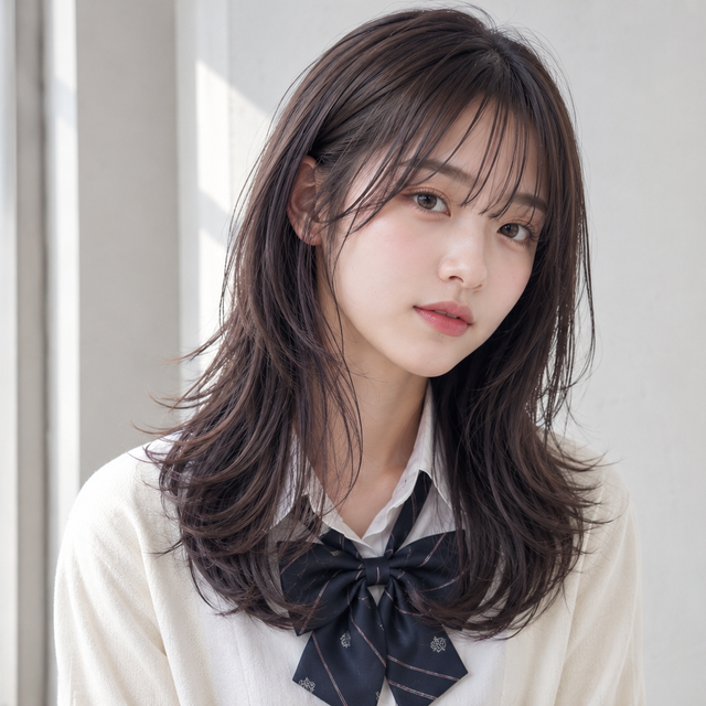 大村美容ファッション専門学校 体験A　レイヤーカット1