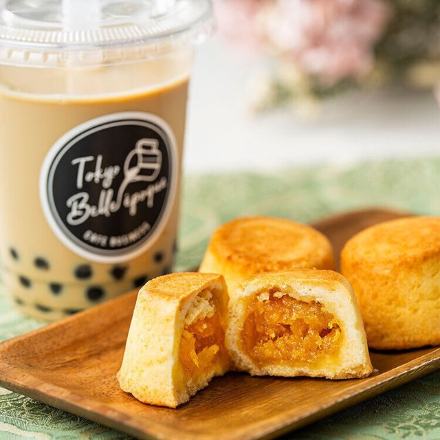 東京ベルエポック製菓調理専門学校 【カフェ体験】パイナップルケーキ＆タピオカ黒糖ミルク1