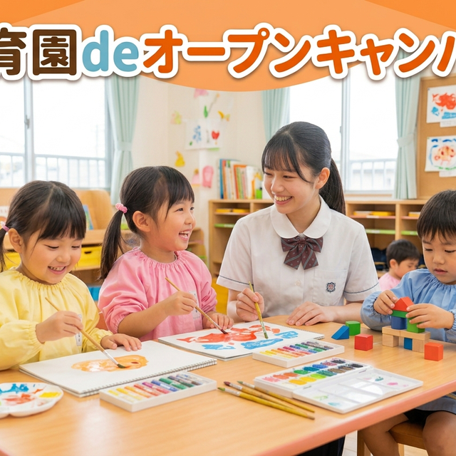 東京福祉保育専門学校 先着6名限定！『保育園deオープンキャンパス』を開催！1