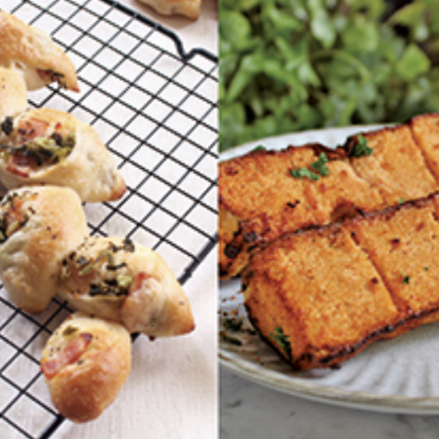 専門学校ビジョナリーアーツ ベーコンエピ＆明太フランス1