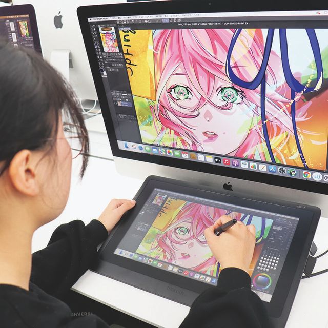 専門学校岡山ビジネスカレッジ アニメイラスト学科｜圧倒的講師陣から学びスキを仕事に！1