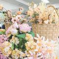 専門学校名古屋ウェディング＆フラワー・ビューティ学院 秋の収穫　ナチュラルトーンスワッグ