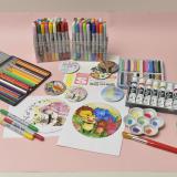 色々な画材でイラストを描いて缶バッチをつくろう!の詳細