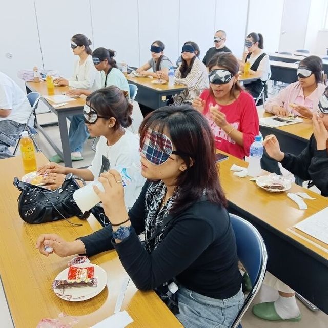 北大阪福祉専門学校 第4回「見えない世界のおやつ体験」1