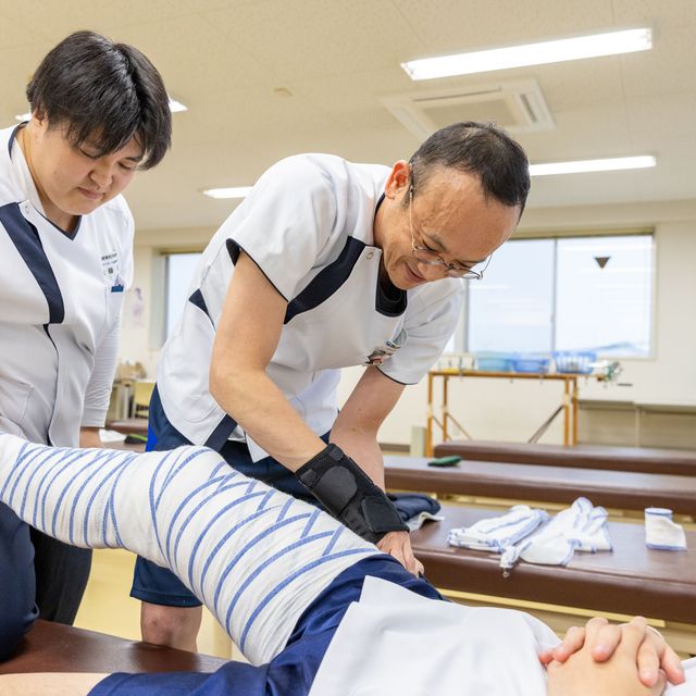 郡山健康科学専門学校 メディカルスポーツ柔道整復学科 オープンキャンパス（体験編）4