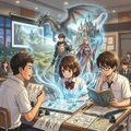 総合学園ヒューマンアカデミー広島校 マンガ・ストーリー制作体験授業