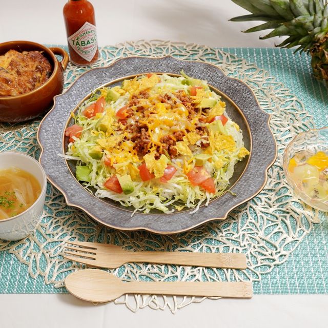 名古屋栄養専門学校 【調理実習体験】タコライスでカフェ風ランチ1