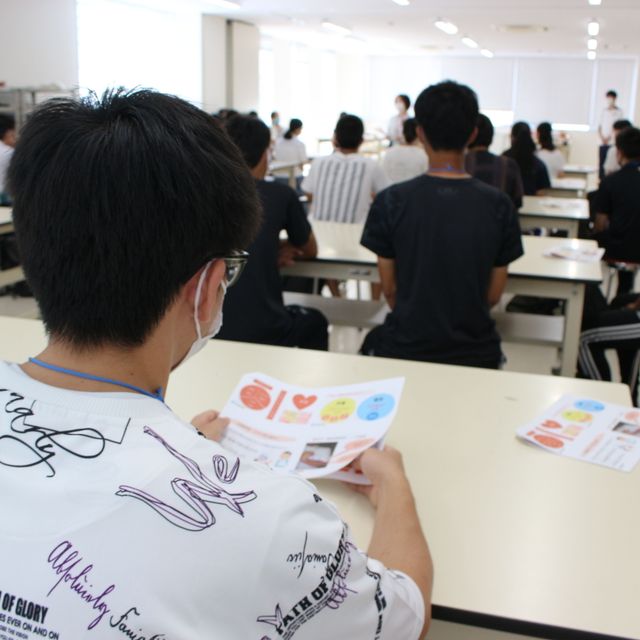 富山リハビリテーション医療福祉大学校 【介護福祉科】６/２０（土）  不自由を体験してみよう3