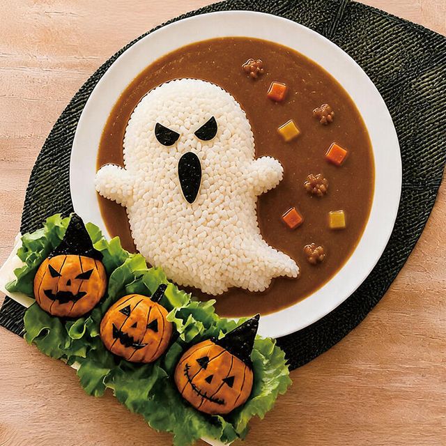 東京ベルエポック製菓調理専門学校 【調理体験】スパイスから作るハロウィンカレー1