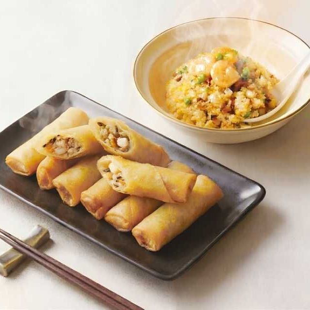 大阪調理製菓専門学校 ルーキーシェフクラブ【中国】チャーハン&春巻き1