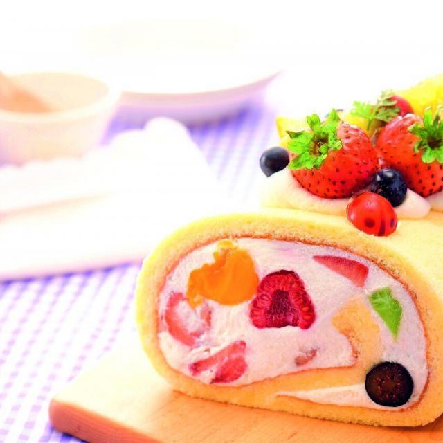 横浜スイーツ＆カフェ専門学校 お持ち帰りできる！フルーツロールケーキ★初心者大歓迎★1