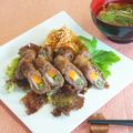 名古屋ユマニテク調理製菓専門学校 9月12日調理体験｜三色野菜の牛肉巻き