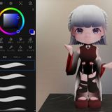 【ゲーム／3DCG専攻】キャラの3Dペイントの詳細