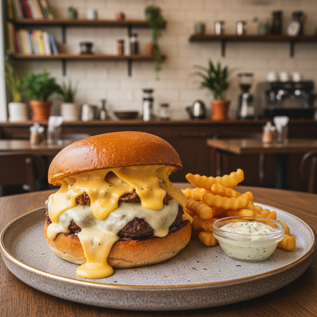 新潟調理師専門学校 チーズたっぷりチーズバーガー！西洋料理オープンキャンパス1