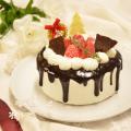 北日本ハイテクニカルクッキングカレッジ 【製菓】クリスマスドリップケーキ [12/6]
