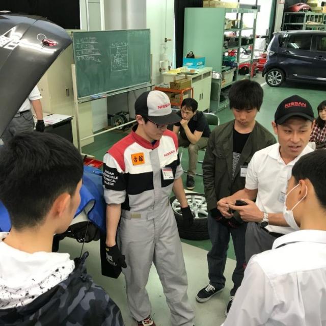専門学校 日産愛知自動車大学校 学校見学会1