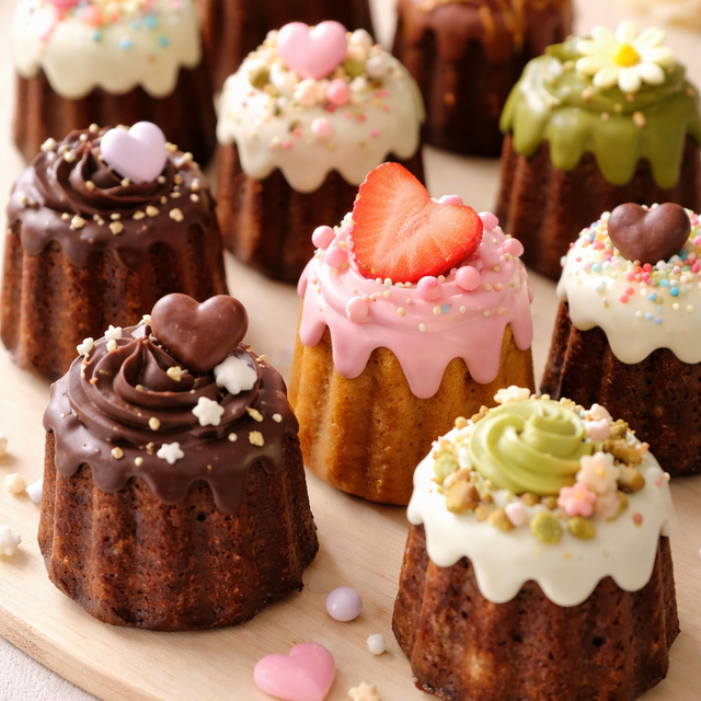 にいがた製菓・調理専門学校えぷろん スイーツビュッフェ開催！！　製菓体験：カヌレデコレーション1