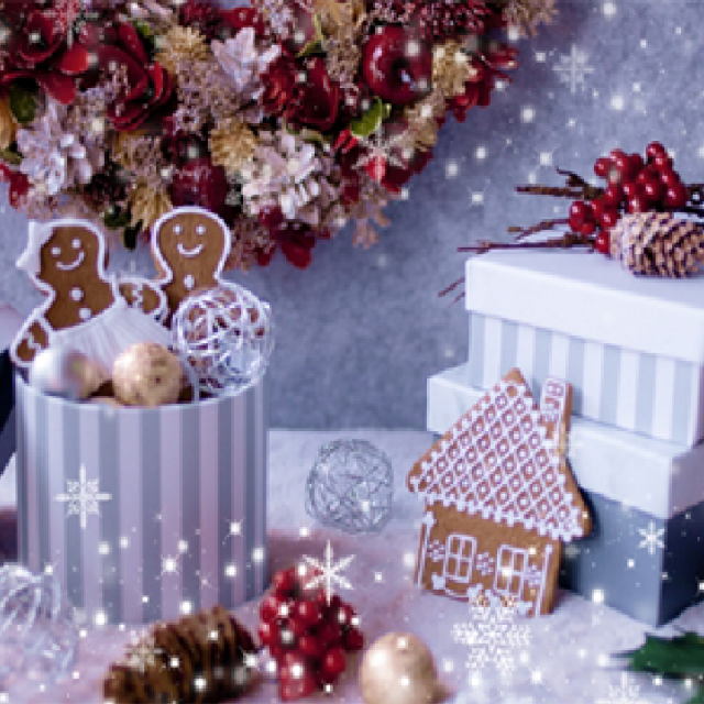 大阪ビジネスカレッジ専門学校 クリスマスディスプレイを作ろう!1