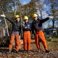 東京環境工科専門学校 『木に触れて森づくりを体感しよう』体験授業を同時開催！