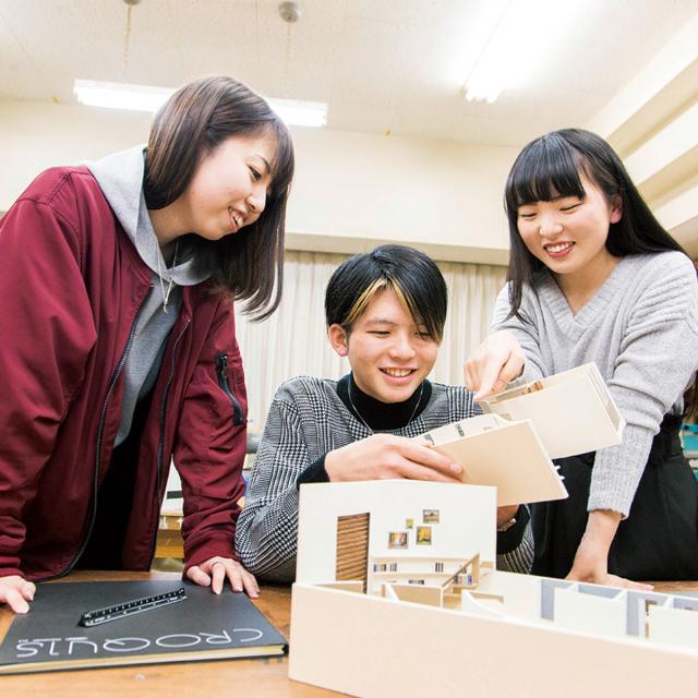 専門学校日本デザイナー学院 模型で学ぶ 住空間デザイン講座1
