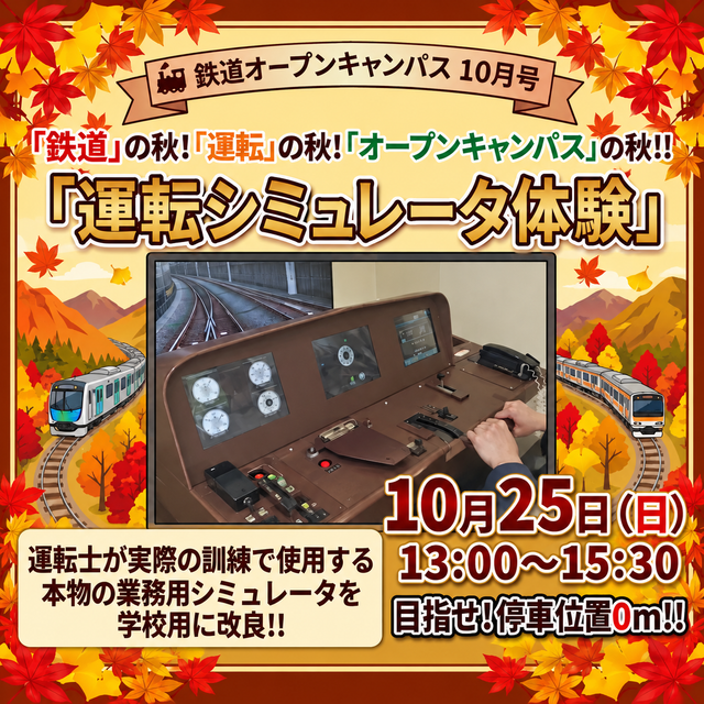 東京ＩＴプログラミング＆会計専門学校名古屋校 運転シミュレータ体験1