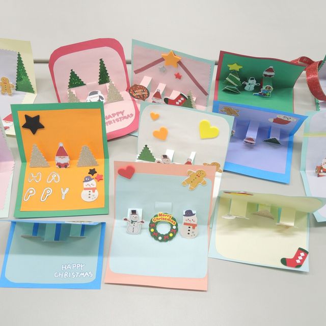 品川介護福祉専門学校 学校説明会【体験授業】レクリエーション（クリスマスカード）1