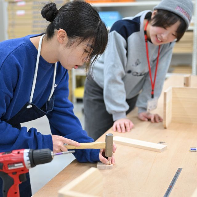 仙台工科専門学校 大工技能はもちろん、設計・施工も学べる！｜大工技能学科3