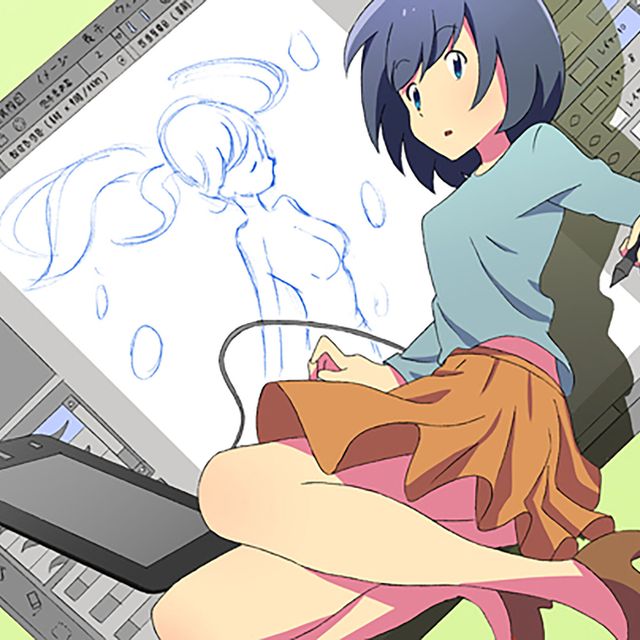 東京アニメーションカレッジ専門学校 アニメキャラクターの描き方～女の子を描こう～1